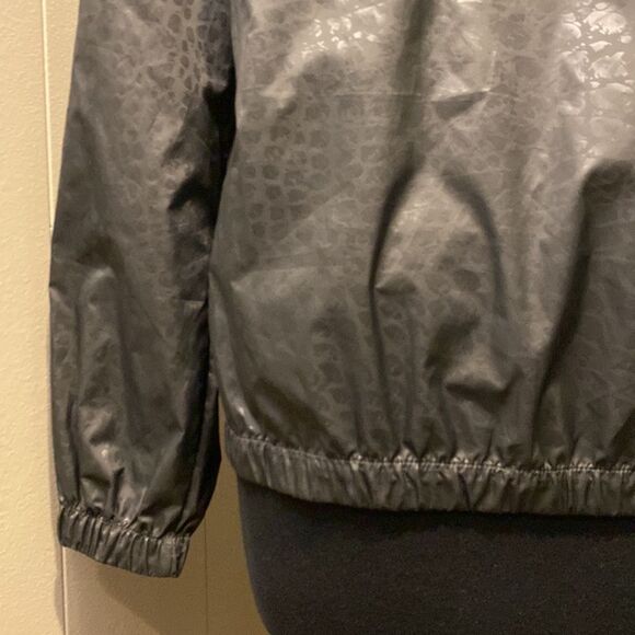 Nike The Athletic Dept. Medium Dark Gray Rain Wind Breaker Full Zip Jacket - Picture 5 of 7